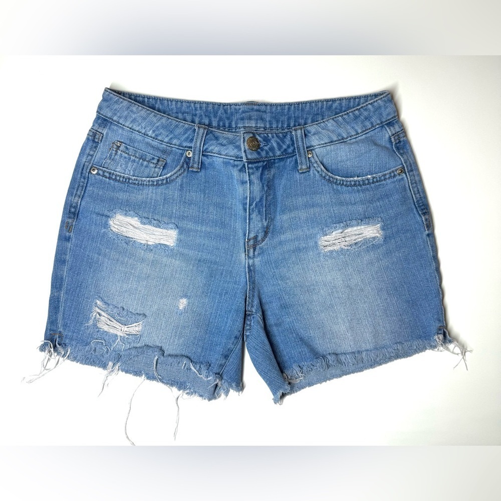 Seven7 Women's Distressed Denim Shorts Size- 6